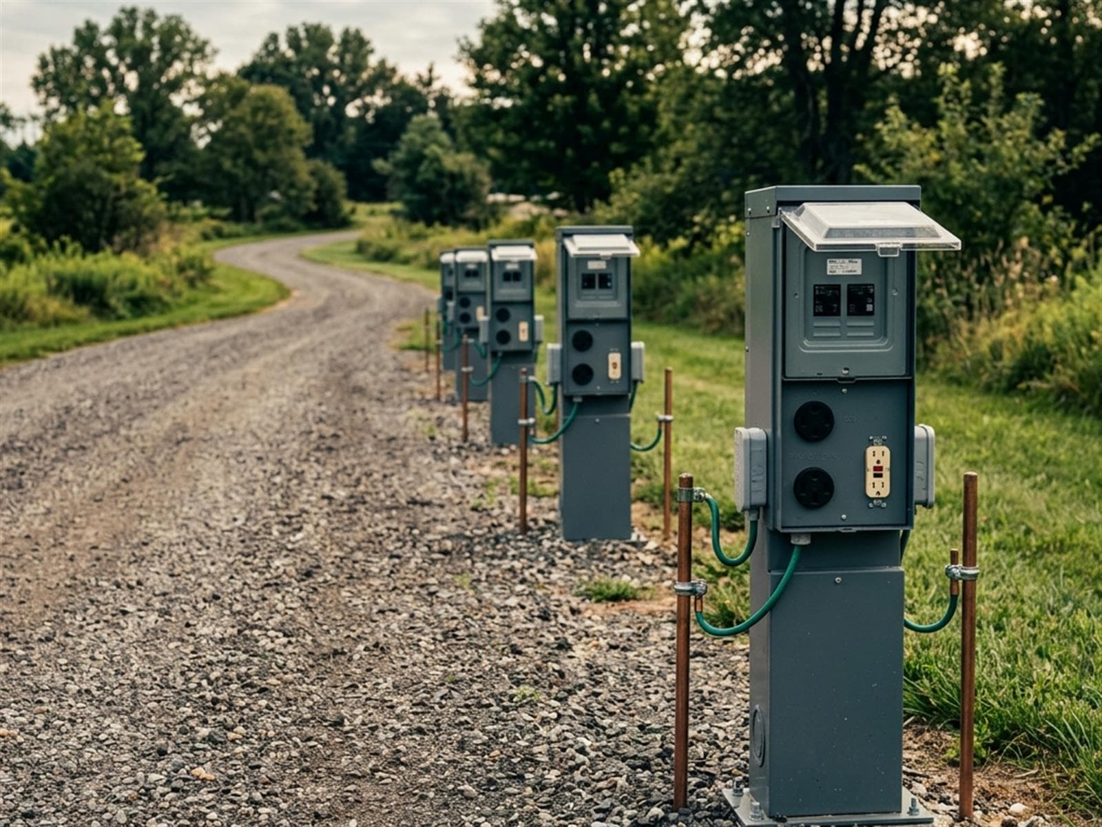 RV Park Pedestals